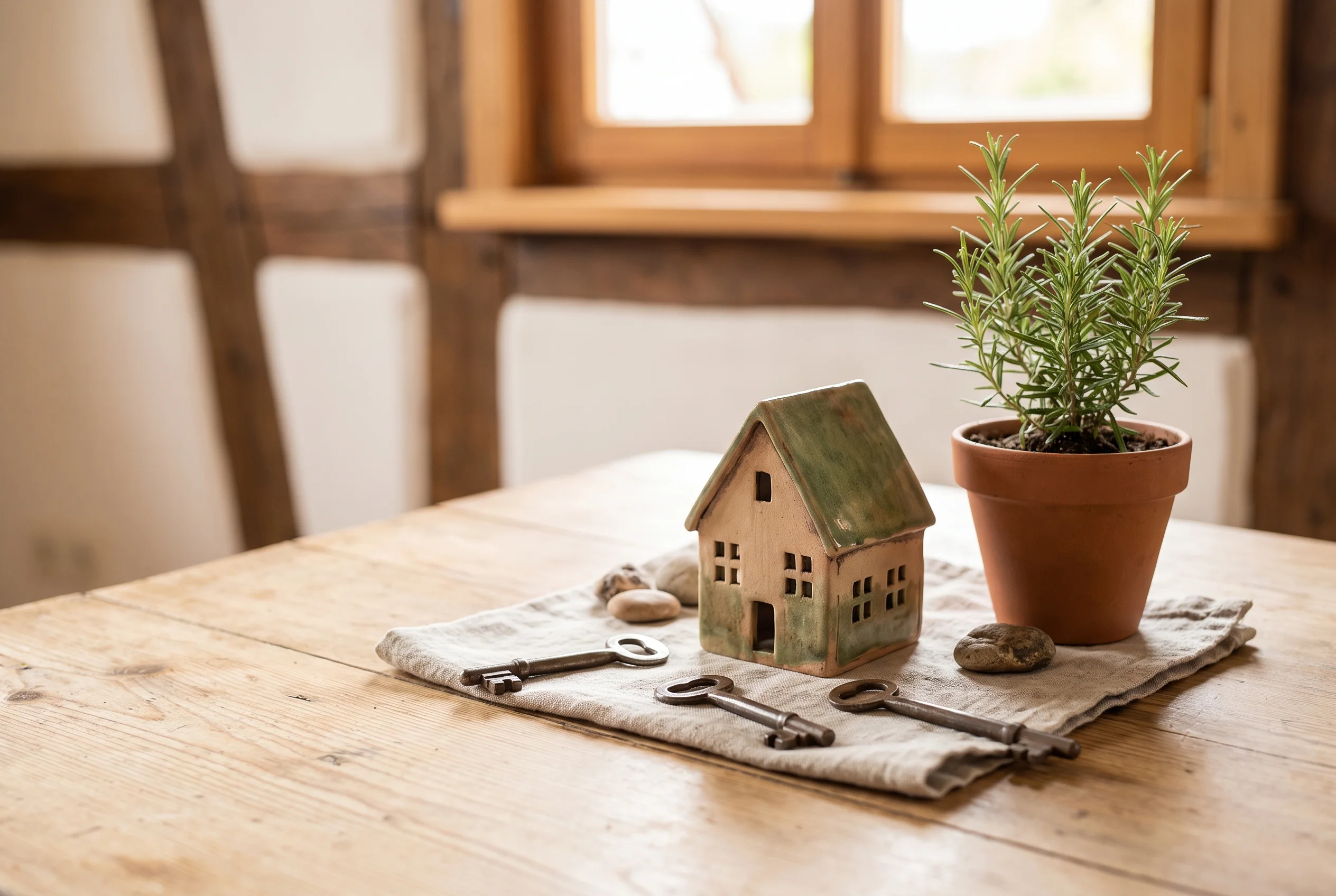 Editoriales Symbolbild zum Thema Immobilienverkauf in der Erbengemeinschaft
